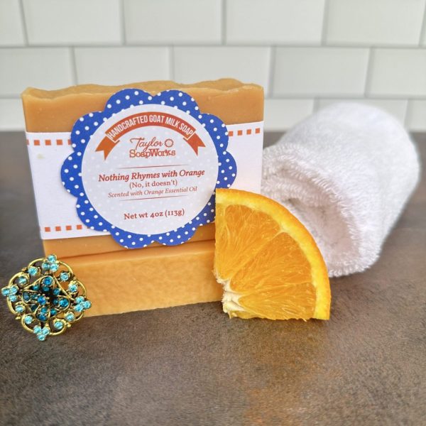 NOTHING RHYMES WITH ORANGE (No, It Doesn’t) Goat Milk Soap