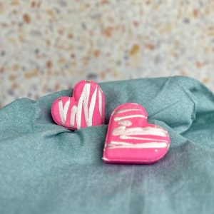 BE MINE Strawberry Heart Bath Bomb