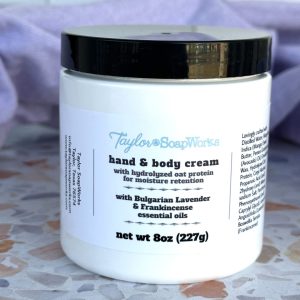 HAND & BODY CREAM with Hydrolyzed Oat Protein